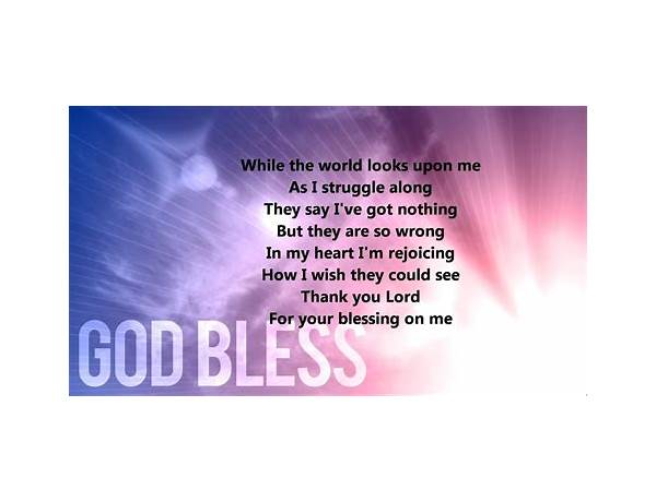 His Blessings en Lyrics [Oh Great]