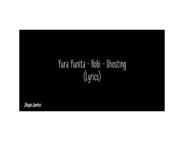 Hobi - Ghosting id Lyrics [Yura Yunita]