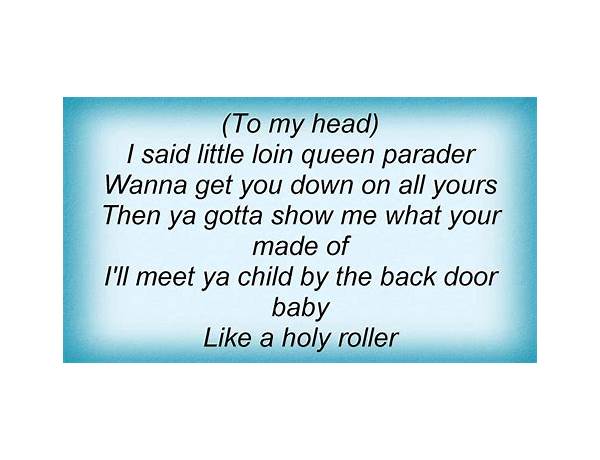 Holy Roller B-Side en Lyrics [Mother Love Bone]
