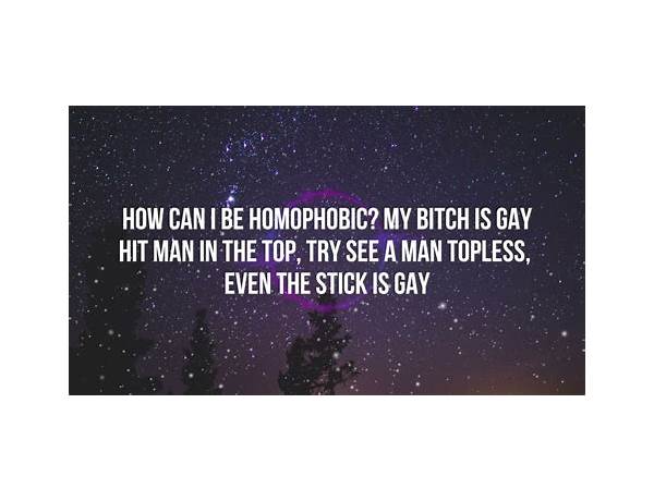 Homophobia en Lyrics [Chumbawamba]