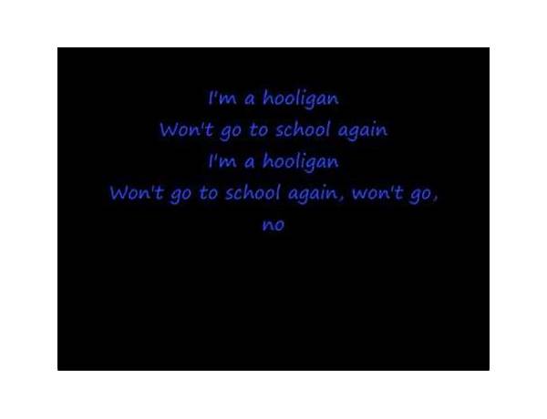 Hooligan en Lyrics [KISS]