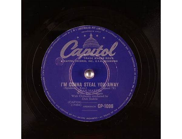 I\'m Gonna Steal You Away en Lyrics [Dean Martin]