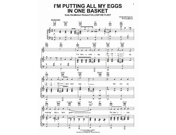 I\'m Putting All My Eggs in One Basket en Lyrics [Louis Armstrong]