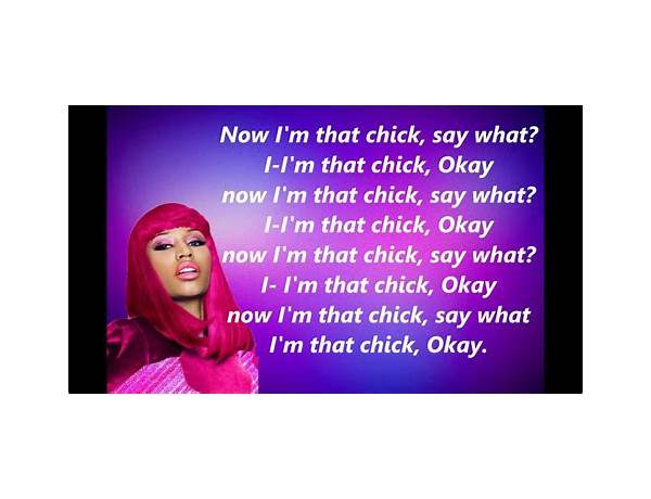 I\'m That Chick en Lyrics [Enur]