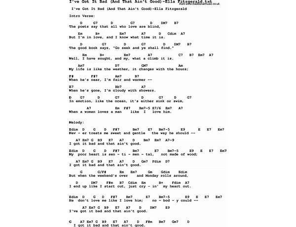 I\'ve Got It Bad en Lyrics [Rebekah Willoughby]