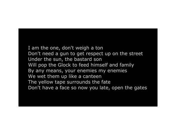 I Am the One en Lyrics [Inkubus Sukkubus]