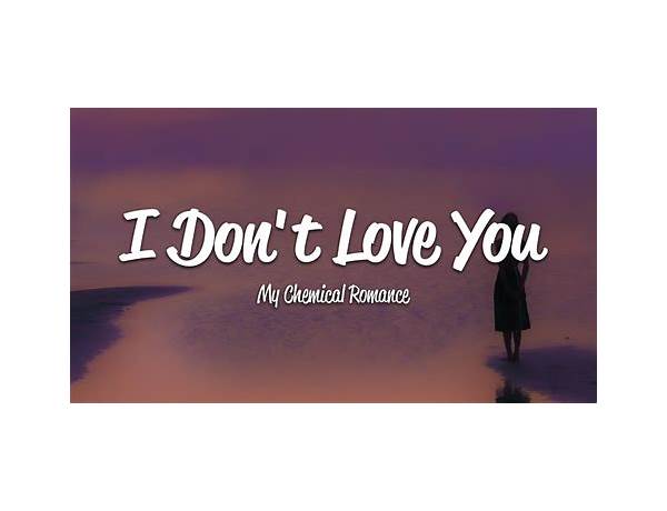 I Don\'t Love You en Lyrics [Aidan Alexander]