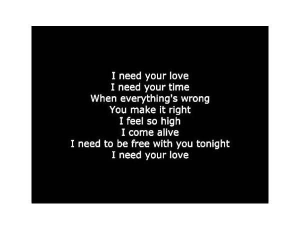 I Need Love en Lyrics [Zareuz]