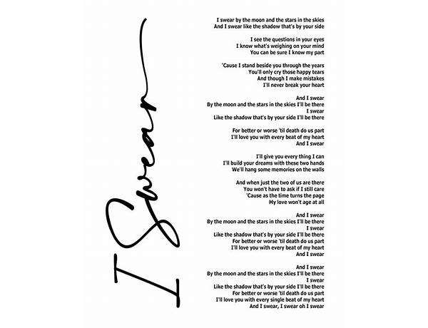 I Swear en Lyrics [CoDy]