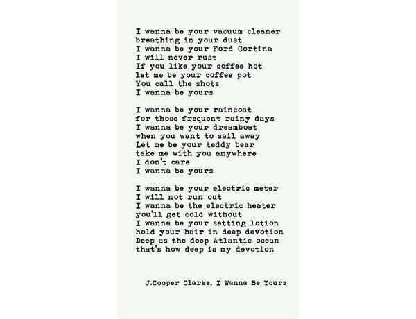 I Wanna Be Your J.Lo en Lyrics [CSS]