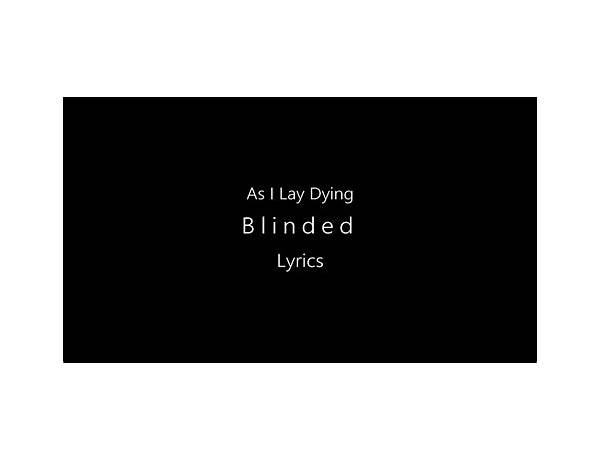 I Was Blind en Lyrics [B.B. King]