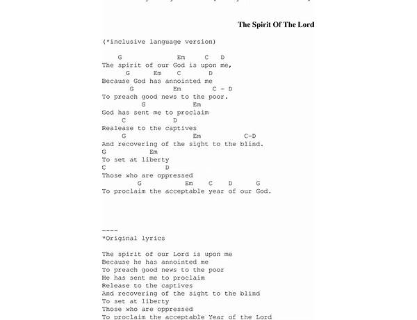I Will Celebrate / When the Spirit of the Lord en Lyrics [Petra]