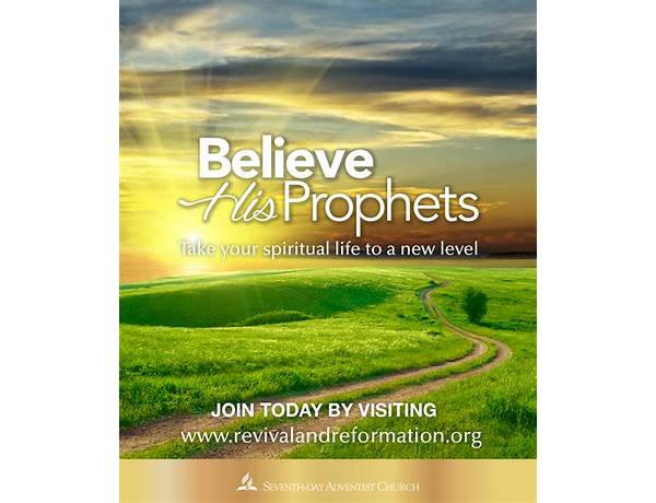 INSPIRE TODAY – BELIEVE HIS PROPHETS