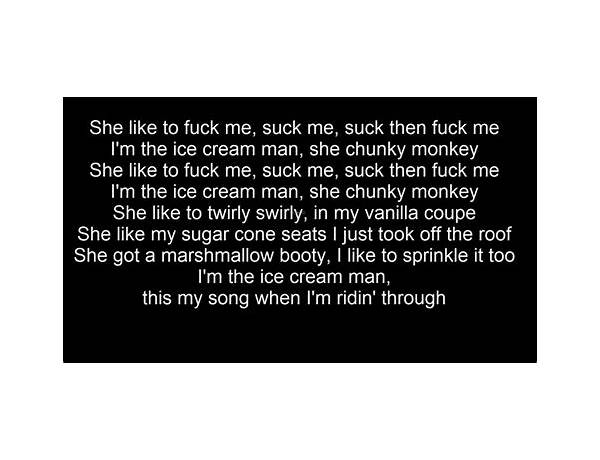 Ice Cream Man en Lyrics [Chief Keef]