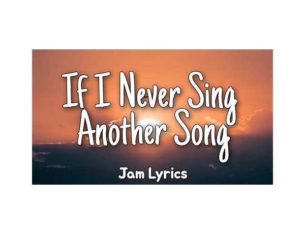 If I Never Sing Another Song en Lyrics [Udo Jürgens]