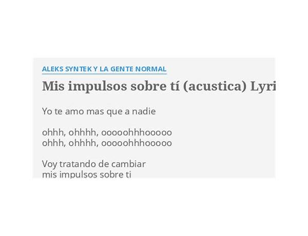 Impulsos en Lyrics [Lil Amiri]