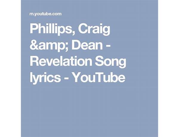 In Heaven en Lyrics [Phillips, Craig & Dean]