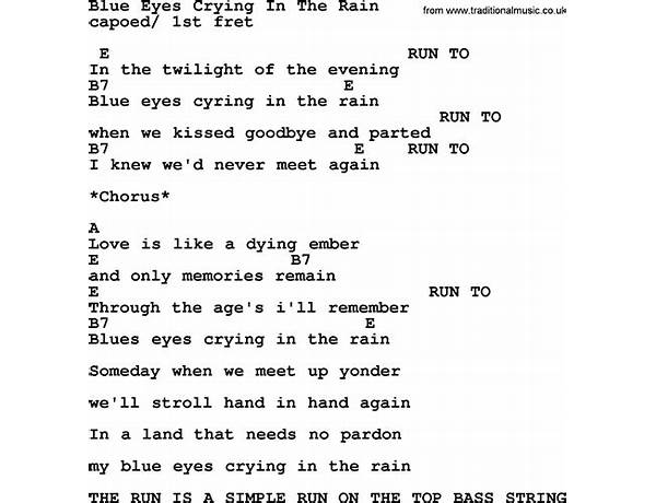 In The Rain en Lyrics [Mount Eerie]