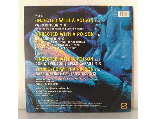 Injected With a Poison en Lyrics [Praga Khan]