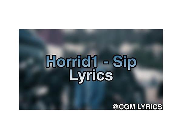 Intro en Lyrics [Horrid1 & Sav\'O]