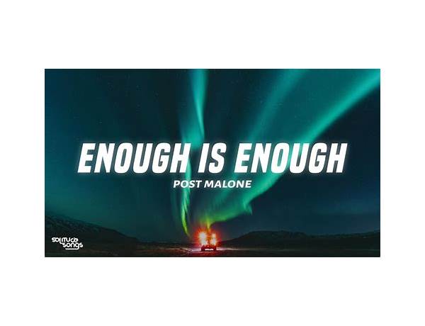 Is It Enough en Lyrics [R Plus]