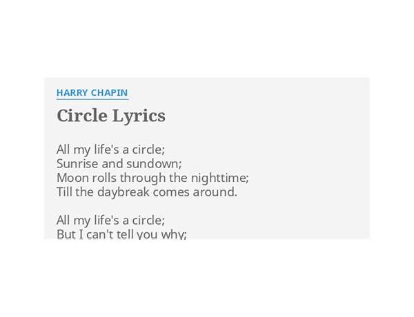 It\'s a Circle en Lyrics [Frozen Treats]