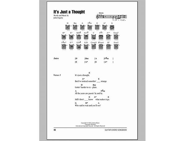 It’s Just a Thought en Lyrics [Fabio Colpani]