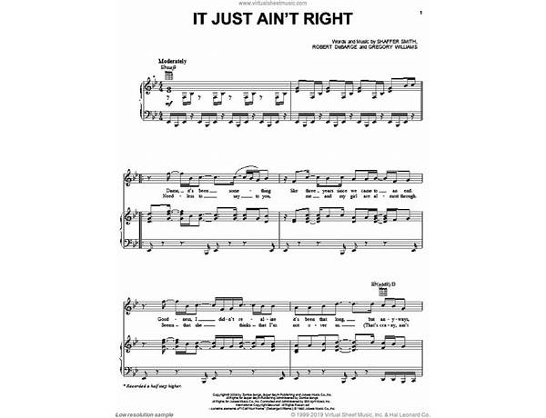 It Just Ain\'t Right en Lyrics [Ne-Yo]