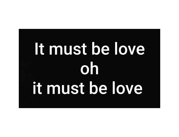 It Must Be Love en Lyrics [Enrique Iglesias]