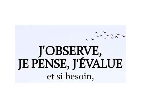 J’observe fr Lyrics [Greg Frite]