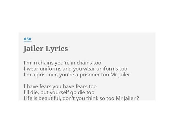 Jailer en Lyrics [Aṣa]