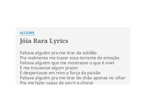 Joia Rara pt Lyrics [Brylho]
