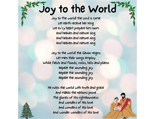 Joy to the World en Lyrics [Mariah Carey]