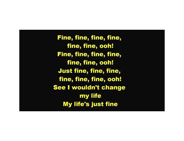 Just Fine en Lyrics [The Owl Prince]