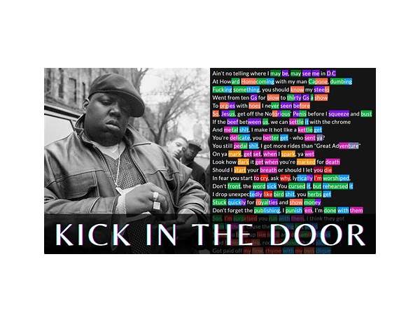 KICK IN THE DOOR en Lyrics [WHOACHINO]