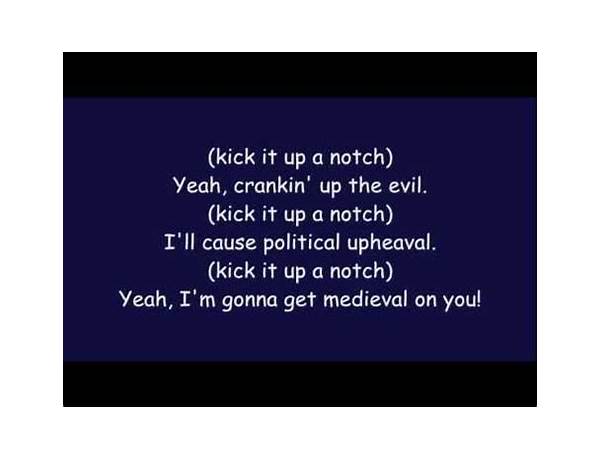 Kick It Up A Notch en Lyrics [Dylan Saunders]