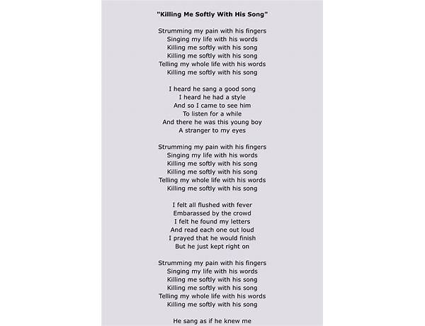 Kill me sweetly en Lyrics [LOCALFREEK]