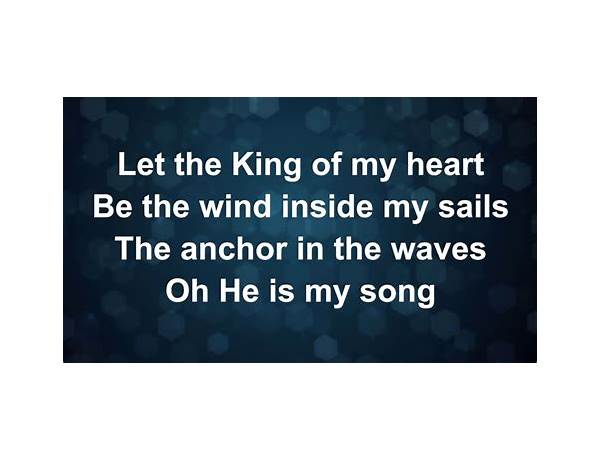 King of My Heart en Lyrics [Cimorelli]