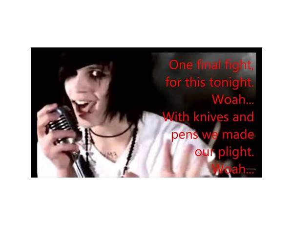 Knives and Pens en Lyrics [Black Veil Brides]