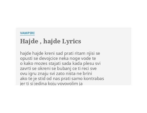 Kreni Sad Uz Mene hr Lyrics [Boris Novković]