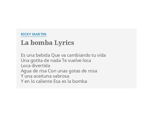 La Bomba es Lyrics [Ricky Martin]