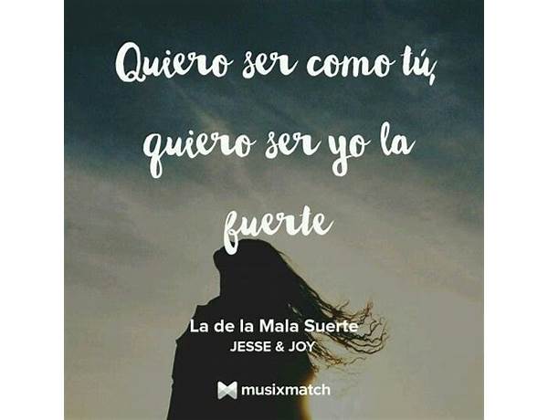 La Mala Suerte es Lyrics [Carlos Vives]