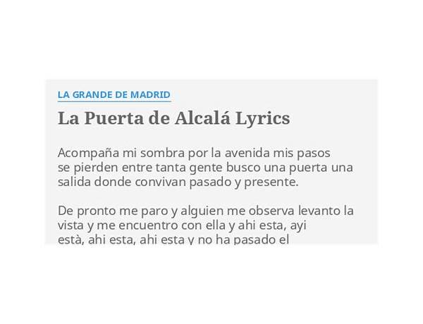 La Puerta de Alcalá es Lyrics [Anahí]