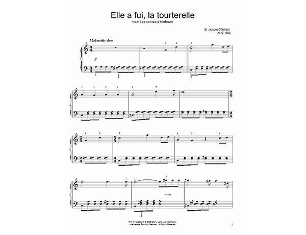 La tourterelle fr Lyrics [Gilles Vigneault]