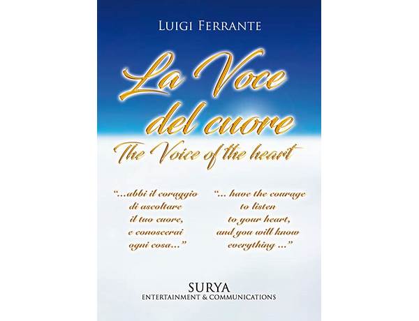 La voce del cuore it Lyrics [Lucia Mannucci]