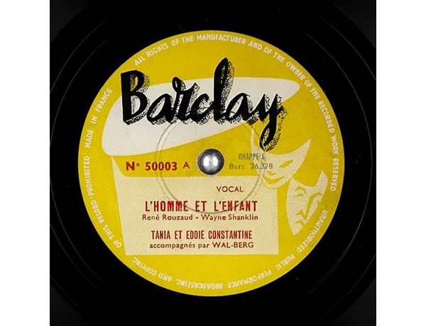 Label: Barclay, musical term