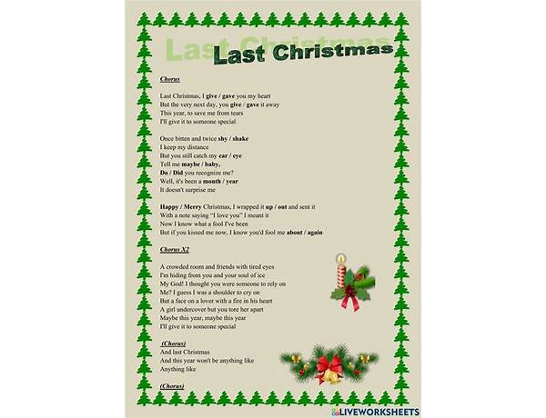 Last Christmas en Lyrics [Remi Wolf]