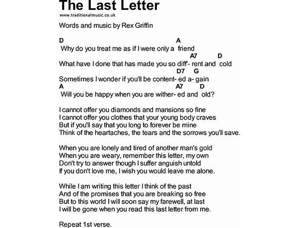 Last Letter en Lyrics [Miss May I]