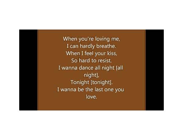 Last One You Love en Lyrics [GOLDHOUSE]