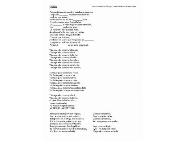 Latina es Lyrics [Pumva]